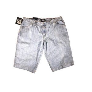 Tommy Hilfiger Mens Bklyn Untld Light Wash Blue Jean Shorts